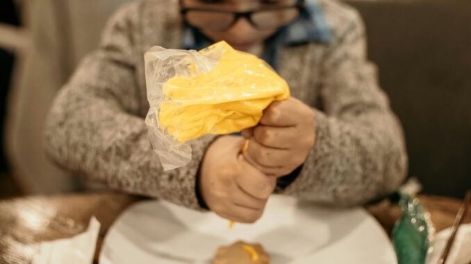 a person holding a piece of paper
